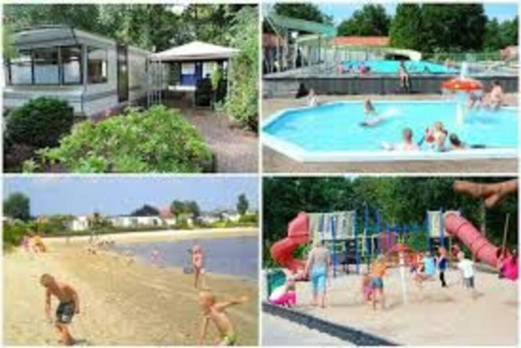 Вилла Chalet 108 Met Airco Familie Camping De Tien Heugten Schoonloo Drenthe Экстерьер фото